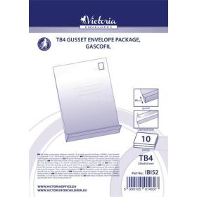   Redős-talpas tasak csomag, TB4, szilikonos, 40 mm talp, VICTORIA PAPER, barna gascofil