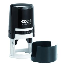   Bélyegző, kör, COLOP "Printer R 40", lila cserepárnával