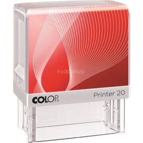   Bélyegző, COLOP "Printer IQ 20" fehér ház - fekete párnával
