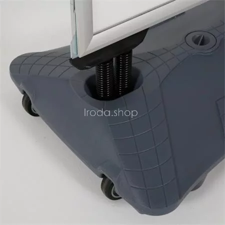 Megállító tábla, poszteres, víztartályos, A1 méret, 59,4x84,1 cm