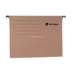 Függőmappa, karton, A4, VICTORIA OFFICE, natúr