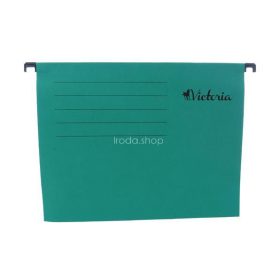 Függőmappa, karton, A4, VICTORIA OFFICE, zöld