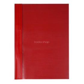   Gyorsfűző, kemény hátlappal, PVC, A4, VICTORIA OFFICE, piros