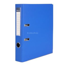   Iratrendező, 50 mm, A4, PP/karton, élvédő sínnel, VICTORIA OFFICE, "Basic", királykék