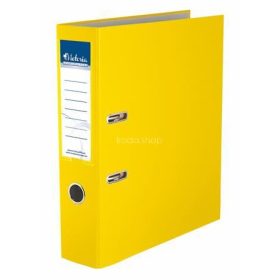   Iratrendező, 75 mm, A4, PP/karton, VICTORIA OFFICE, "Basic", sárga