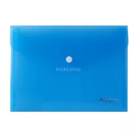 Irattartó tasak, A5, PP, patentos, VICTORIA OFFICE, kék