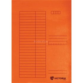 Gyorsfűző, karton, A4, VICTORIA OFFICE, narancs