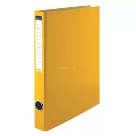   Gyűrűs könyv, 2 gyűrű, 35 mm, A4, PP/karton, VICTORIA OFFICE, sárga