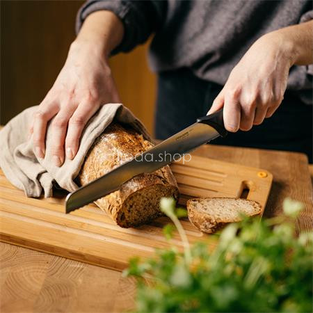 Kenyérvágókés, 23 cm, FISKARS "Essential"