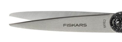 Olló, ifjúsági, 20 cm, FISKARS, foltos fekete