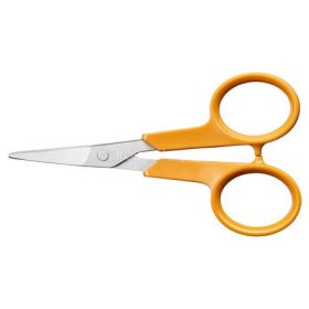   Varróolló, 10 cm, hajlított, FISKARS "Classic", narancssárga