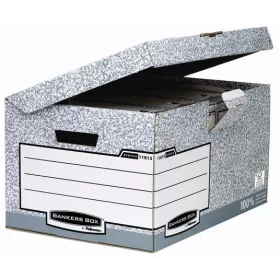   Csapófedeles archiválókonténer, "BANKERS BOX® SYSTEM by FELLOWES®", szürke