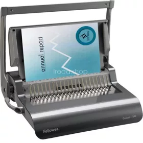   Spirálozógép, műanyag spirálkötéshez, manuális, 500 lap, FELLOWES "Quasar+"