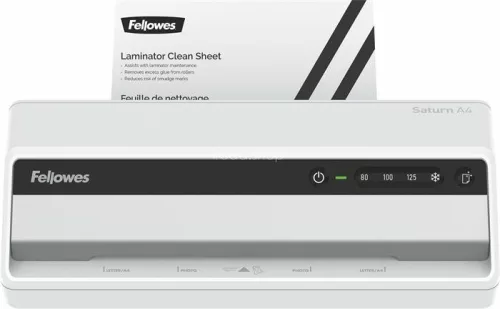 Laminálógép, A4, 80-125 mikron, FELLOWES "Saturn 3i"