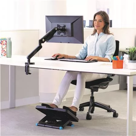 Monitortartó kar, egy monitorhoz, FELLOWES, "Platinum Series™ Single", fekete