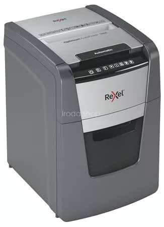 Iratmegsemmisítő, konfetti, 100 lap, REXEL "Optimum AutoFeed+ 100X"