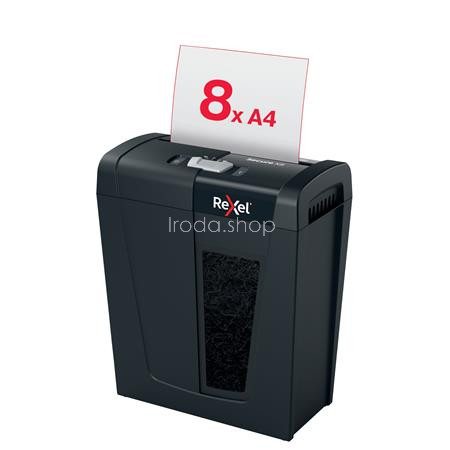 Iratmegsemmisítő, konfetti, 8 lap, REXEL, "Secure X8"