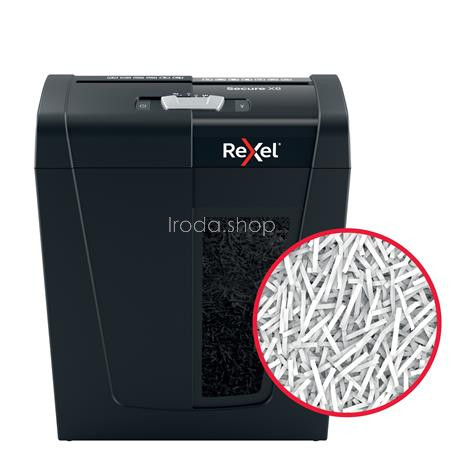 Iratmegsemmisítő, konfetti, 8 lap, REXEL, "Secure X8"