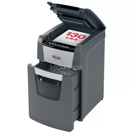 Iratmegsemmisítő, konfetti, 130 lap, REXEL, "Optimum AutoFeed+ 130X"