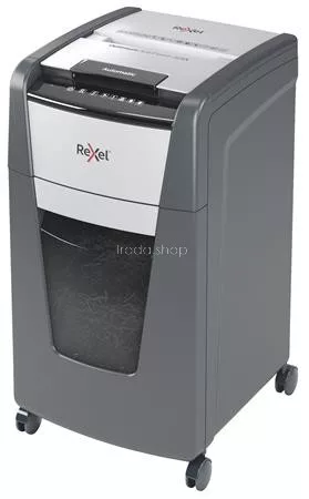 Iratmegsemmisítő, konfetti, 225 lap, REXEL, "Optimum AutoFeed+ 225X"