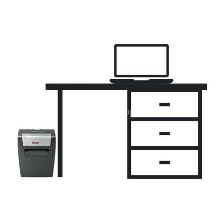 Iratmegsemmisítő, konfetti, 6 lap, REXEL, "Momentum X406"