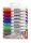 Tábla- és flipchart marker készlet, 3 mm, kúpos, KORES "K-Marker XW1", 10 különböző szín