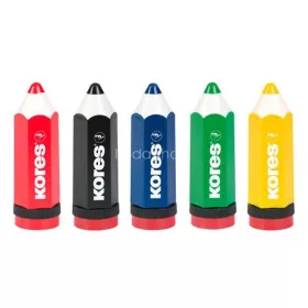   Hegyező, egylyukú, tartályos, KORES "Kolorito", vegyes színek