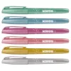 Szövegkiemelő készlet, 3-5 mm, KORES "Glitter", 6 különböző csillámos szín