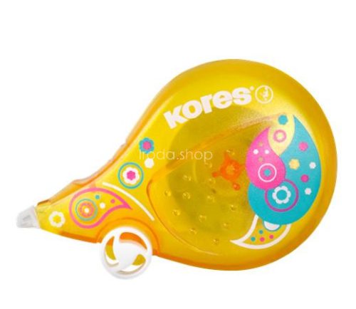Hibajavító roller, 4,2 mm x 8 m, KORES "Fantasy Scooter, Paisley", vegyes színek