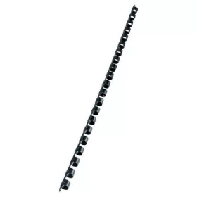 Spirál, műanyag, 10 mm, 41-55 lap, VICTORIA OFFICE, fekete