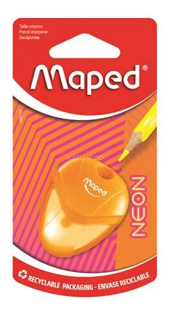 Hegyező, egylyukú, tartályos, MAPED "I-Gloo Neon", vegyes színek