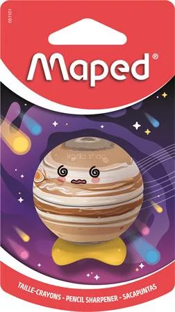 Hegyező, egylyukú, tartályos, MAPED „Planet”, bolygók, vegyes minták