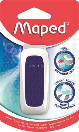 Radír, műanyag tokos, MAPED "Technic Ultra"
