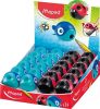 Hegyező display, egylyukú, tartályos, MAPED "Croc Croc Easy", katica és bálna, vegyes formák