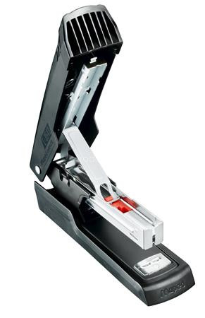 Tűzőgép, 24/6, 26/6, 20 lap, MAPED "Essentials Half-Strip", fekete