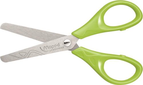 Olló display, iskolai, 13 cm, MAPED "Essentials Pulse", vegyes színek