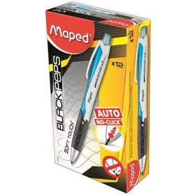   Nyomósirón, 0,5 mm, MAPED "Black'Peps", kék