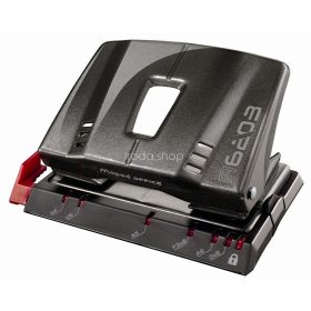   Lyukasztó, kétlyukú, 25 lap, fém, MAPED "Advanced", sötétbarna