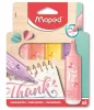 Szövegkiemelő készlet, 1-5 mm, MAPED "Fluo Peps Flex Pastel", pasztell szín, vegyes készletek