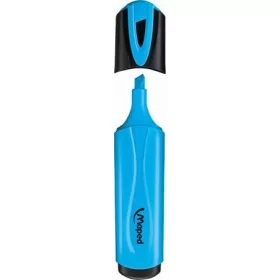   Szövegkiemelő, 1-5 mm, MAPED "Fluo Peps Classic", kék