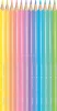 Színes ceruza készlet, háromszögletű, MAPED "Color'Peps Pastel", 12 különböző pasztell szín