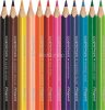 Színes ceruza készlet, háromszögletű, MAPED "Color'Peps Star Mini", 12 különböző szín