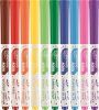 Akvarell filctoll készlet, 3,6 mm, ecsettel, MAPED "Color'Peps Aqua", 10 különböző szín
