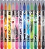 Filctoll készlet, 2,8 mm, kimosható, MAPED "Color'Peps Monster" 12 különböző szín