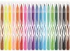 Filctoll készlet, 2,8 mm, kimosható, MAPED "Color'Peps Jungle", 18 különböző szín