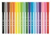 Filctoll készlet, 2 mm, kimosható, MAPED "Color'Peps Ocean", 18 különböző szín