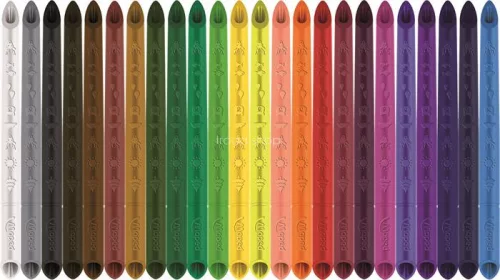 Színes ceruza készlet, háromszögletű, MAPED "Color'Peps INFINITY", 24 különböző szín