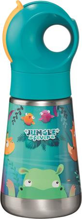 Kulacs, 350 ml, rozsdamentes acél, MAPED PICNIK "Jungle Fever"