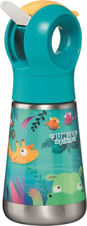 Kulacs, 350 ml, rozsdamentes acél, MAPED PICNIK "Jungle Fever"