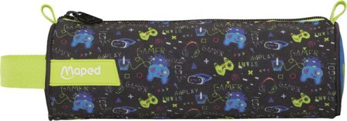 Tolltartó, henger alakú, cipzáras, MAPED, gaming